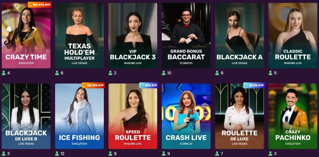 Bizzo Casino Live